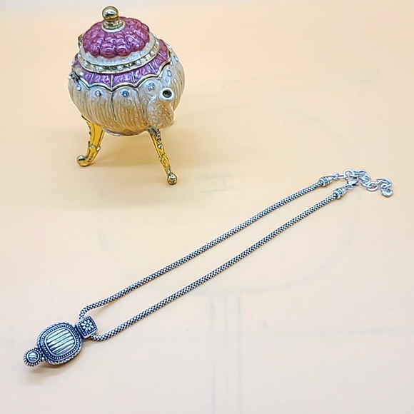 Brighton "CZARINA" Smokey Topaz Swarovski Solitaire in Victorian Revival Setting - Picture 13 of 15